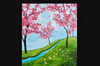 Paint and Sip: “Pink Spring”